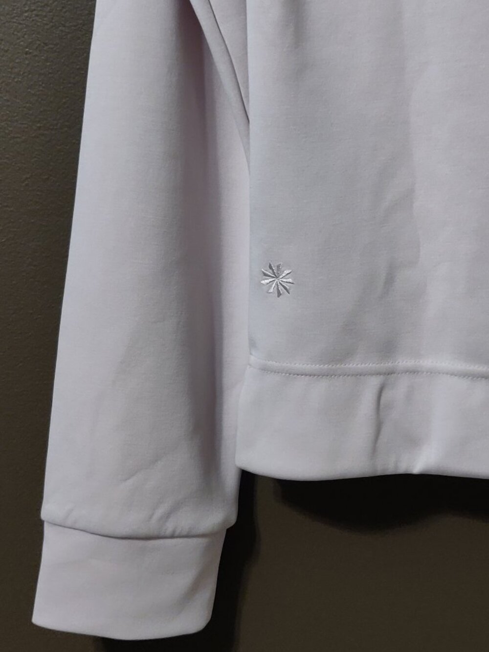 Athleta Seasoft 1/4 Zip Pullover Soft Baby Pink SIZE XS - Picture 6 of 6